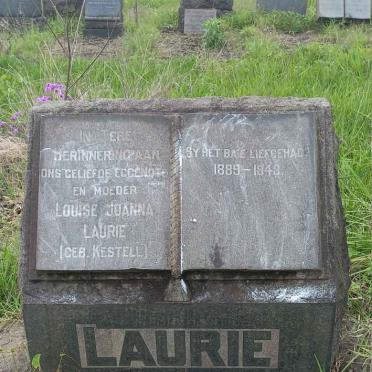 LAURIE Louise Joanna nee KESTELL 1889-1948