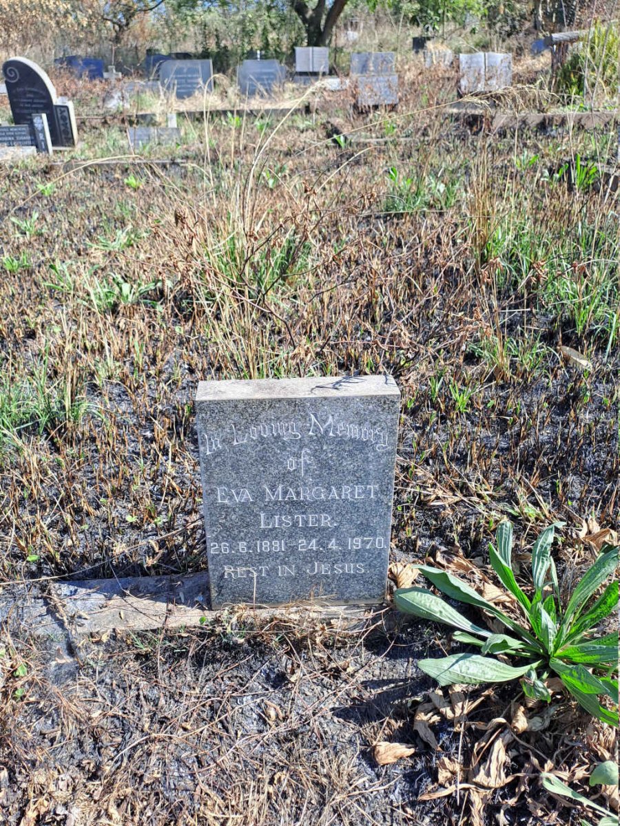 LISTER Eva Margaret 1881-1970