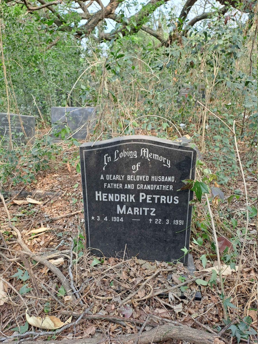 MARITZ Hendrik Petrus 1904-1991