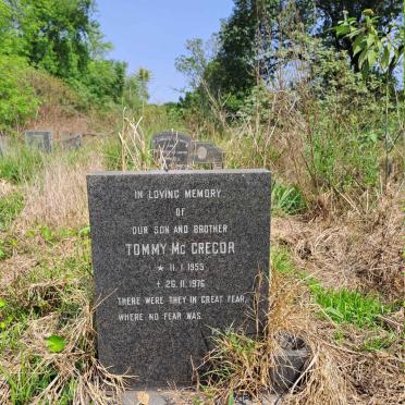 MCGREGOR Tommy 1955-1976