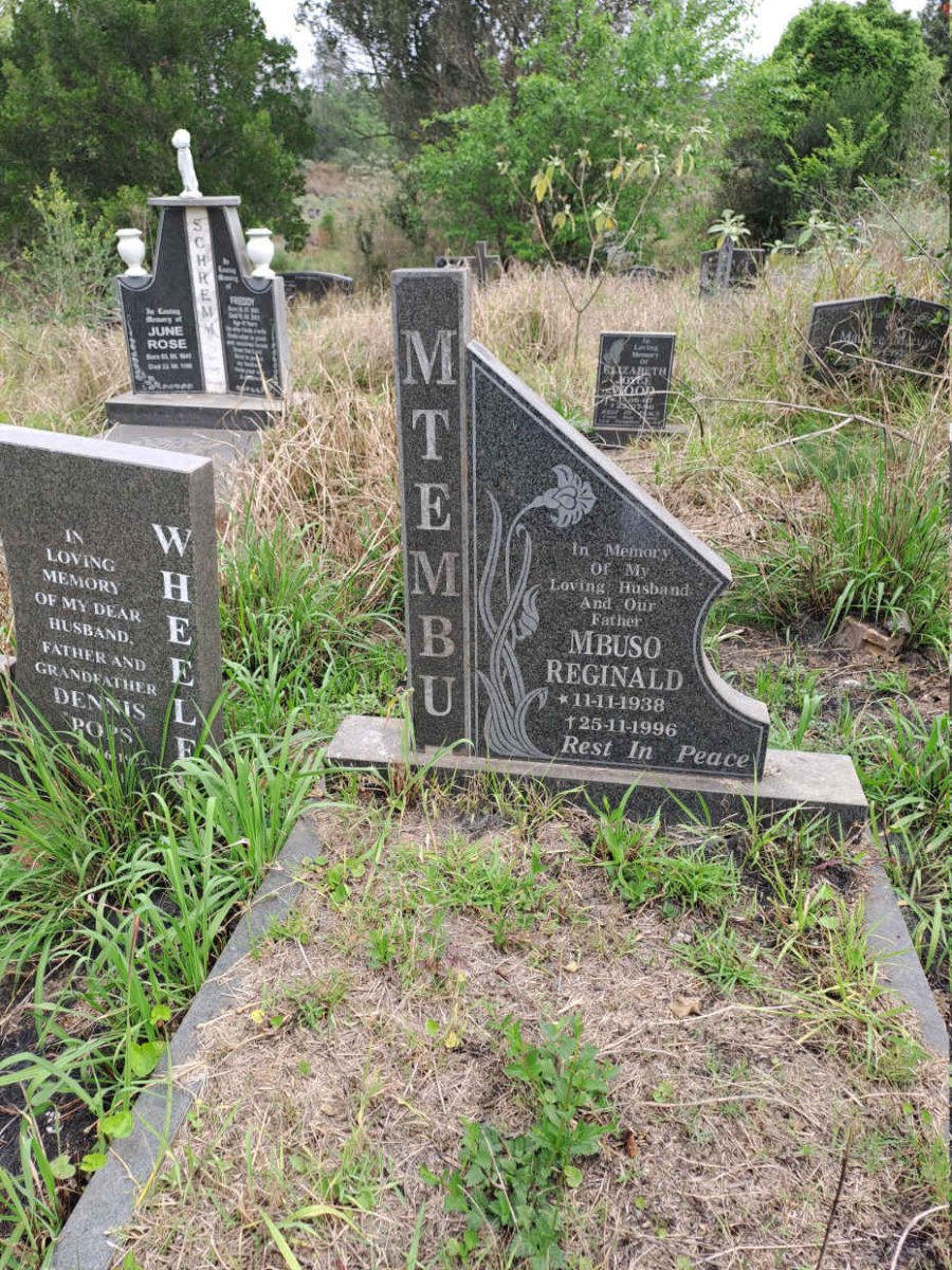 MTEMBU Mbuso Reginald 1938-1996