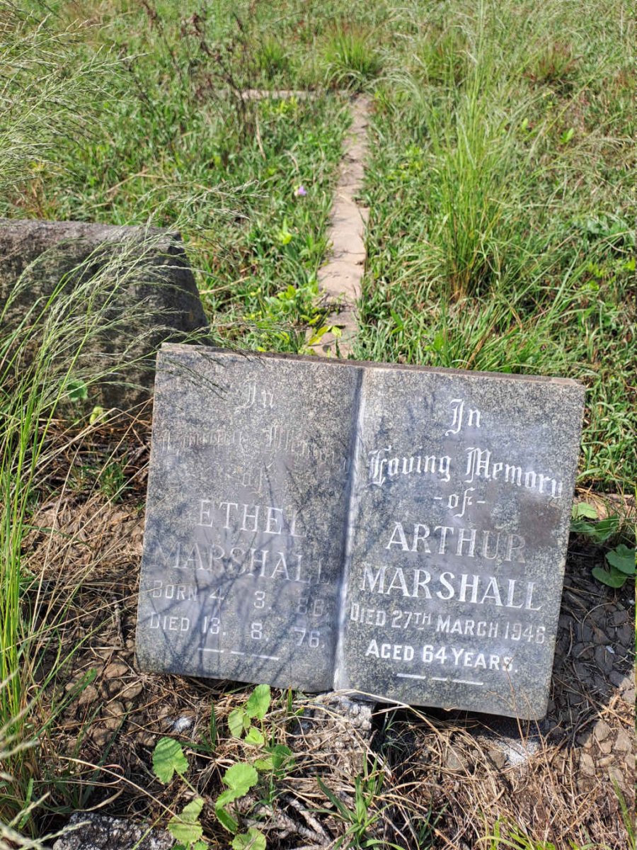 MARSHALL Arthur -1946 & Ethel 1886-1976