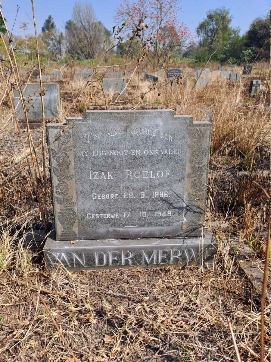 MERWE Izak Roelof, van der 1896-1949
