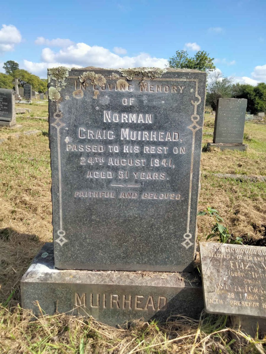 MUIRHEAD Norman Craig -1941