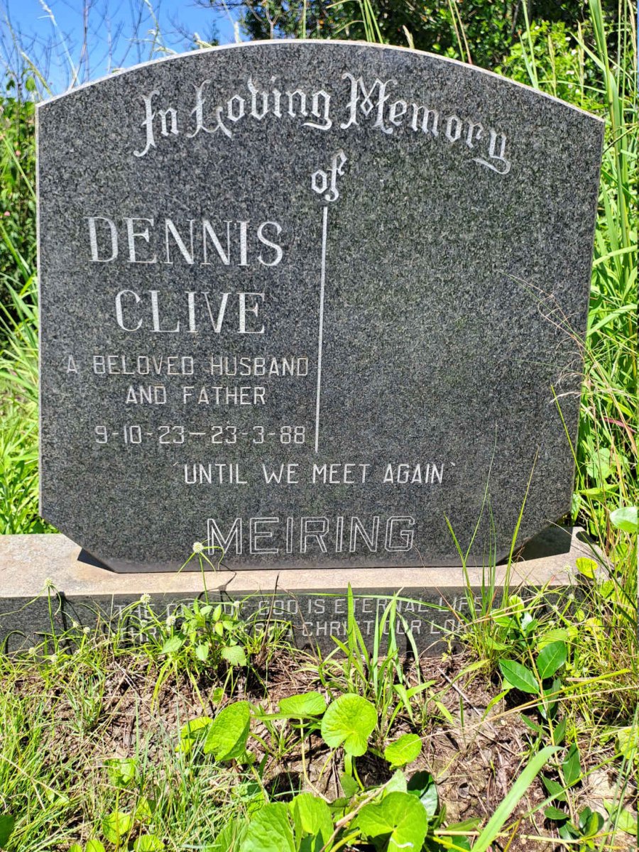 MEIRING Dennis Clive 1923-1988