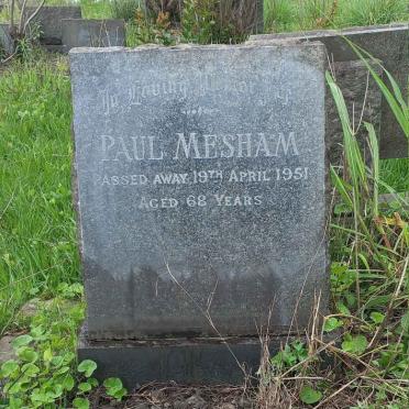 MESHAM Paul -1951