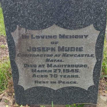 MUDIE Joseph -1945