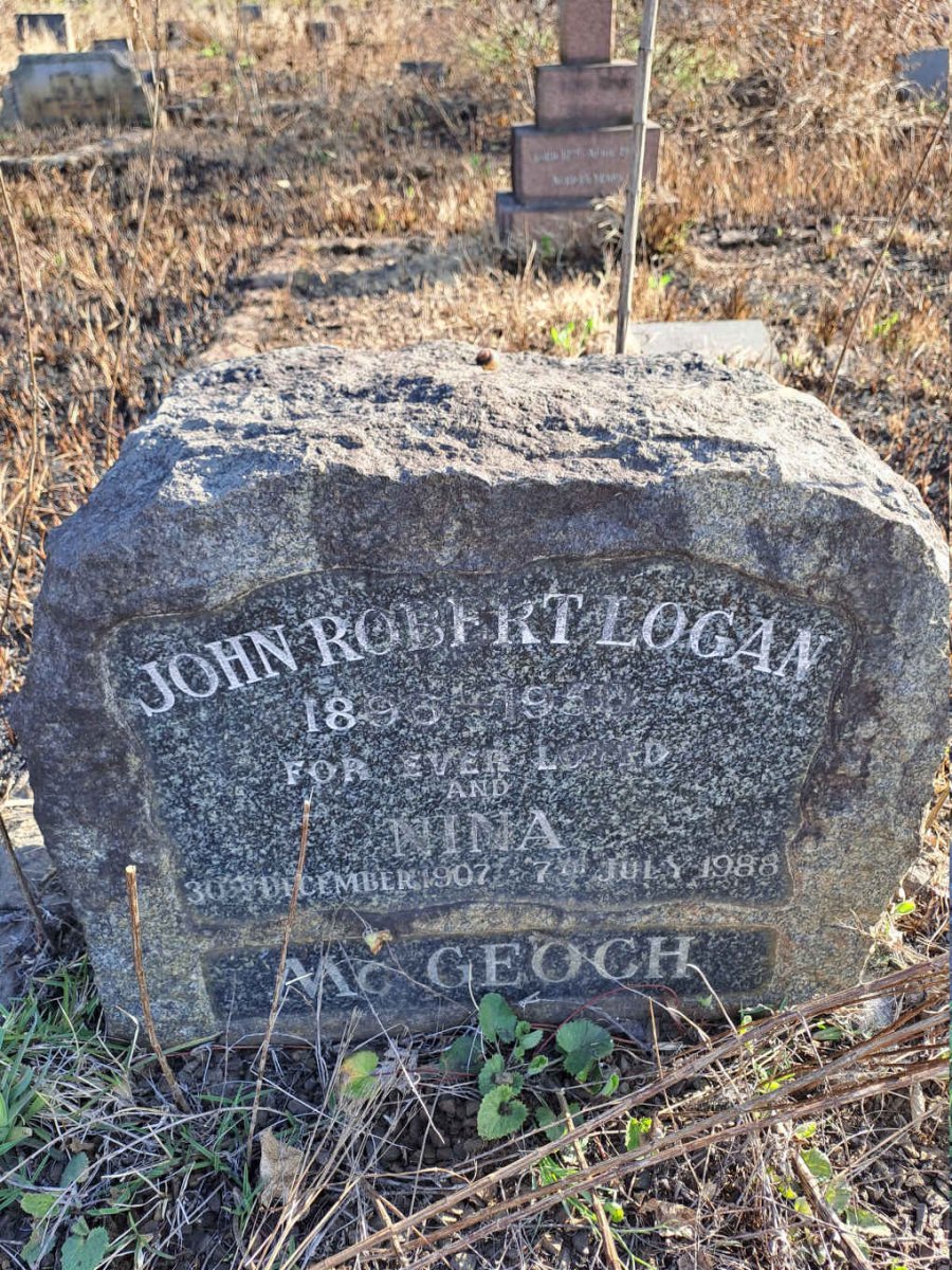 MCGEOCH John Robert Logan 1896-1950 & Nina 1907-1988