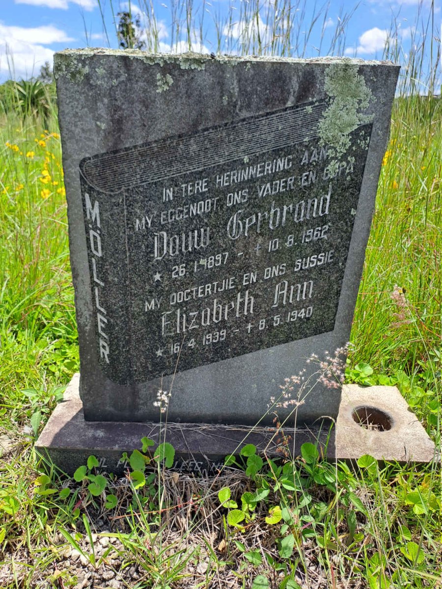 MOLLER Douw Gerbrand 1897-1962 & Elizabeth Ann 1939-1940