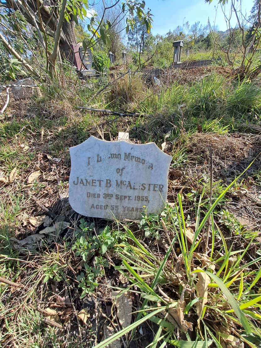 MCALISTER Janet B. -1955