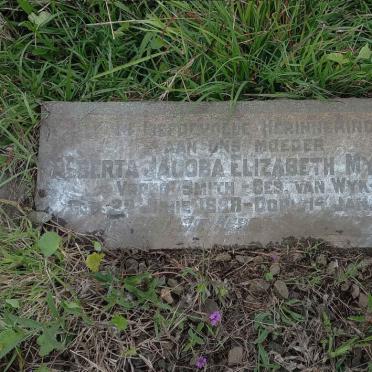MYBURGH Alberta Jacoba Elizabeth voorheen SMITH nee VAN WYK 1888-1946