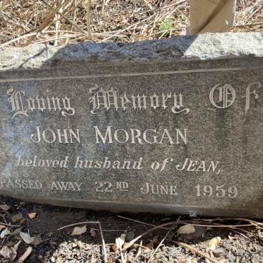 MORGAN John -1959