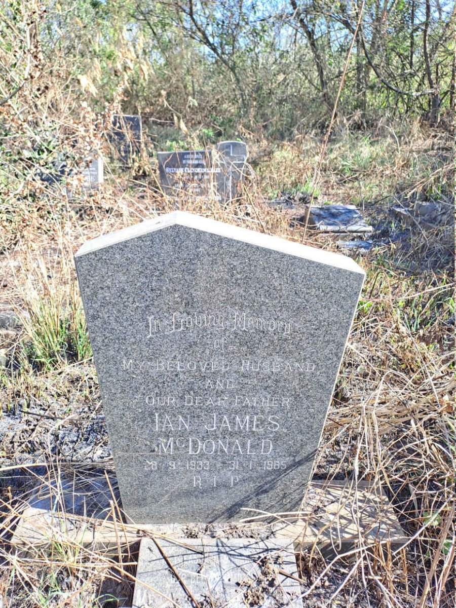 MCDONALD Ian James 1933-1985