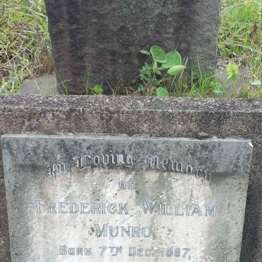 MUNRO Frederick William 1887-1960