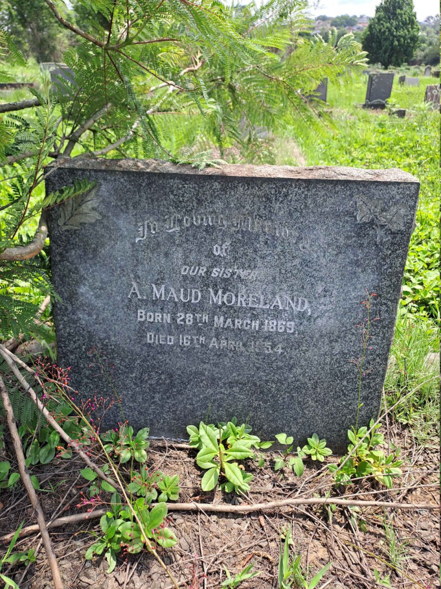 MORELAND A. Maud 1869-1954
