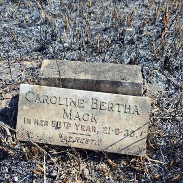 MACK Caroline Bertha -1939