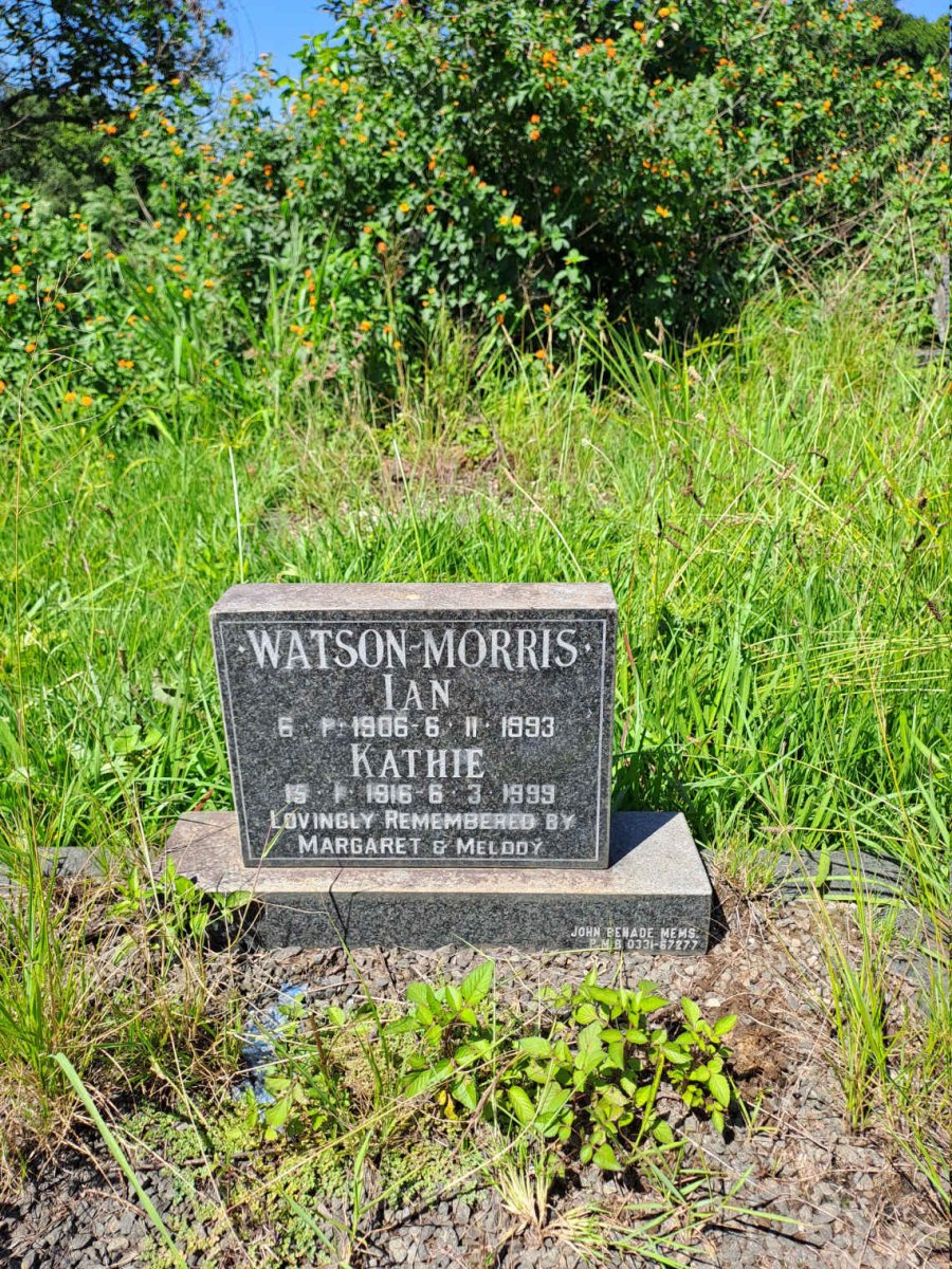 MORRIS Ian, WATSON- 1906-1993 & Kathie 1916-1999