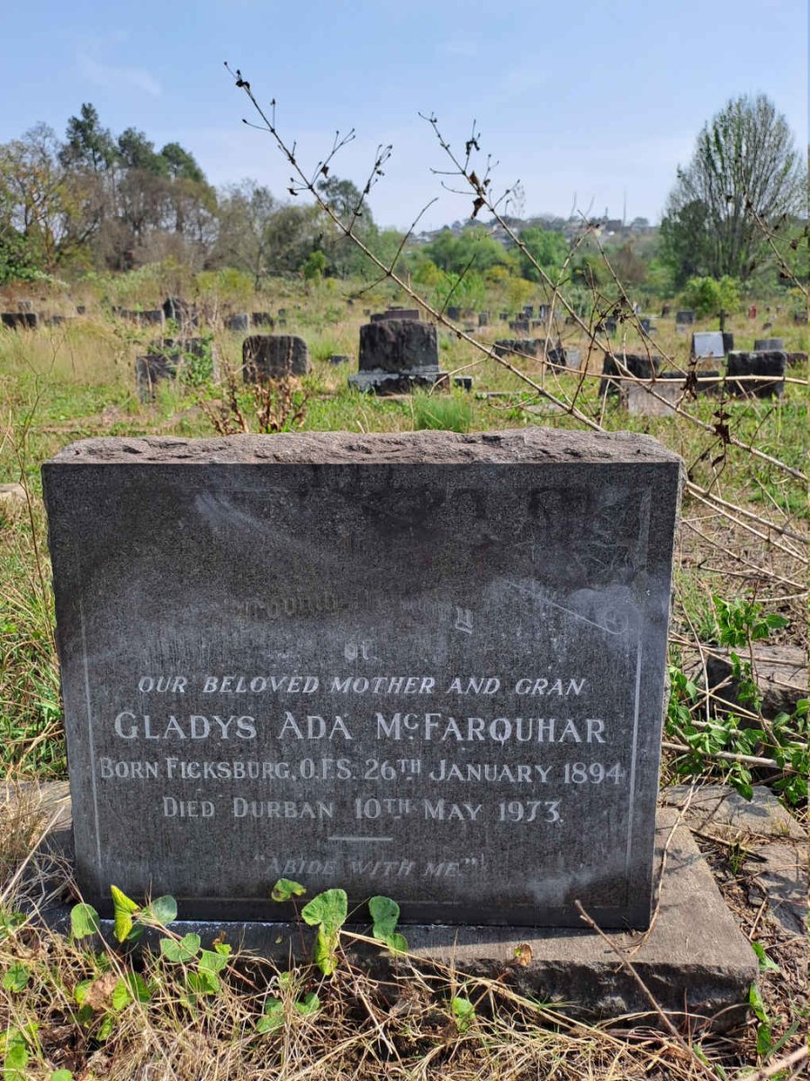MCFARQUHAR Gladys Ada 1894-1973