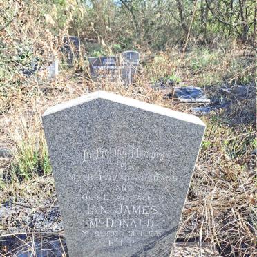 MCDONALD Ian James 1933-1985