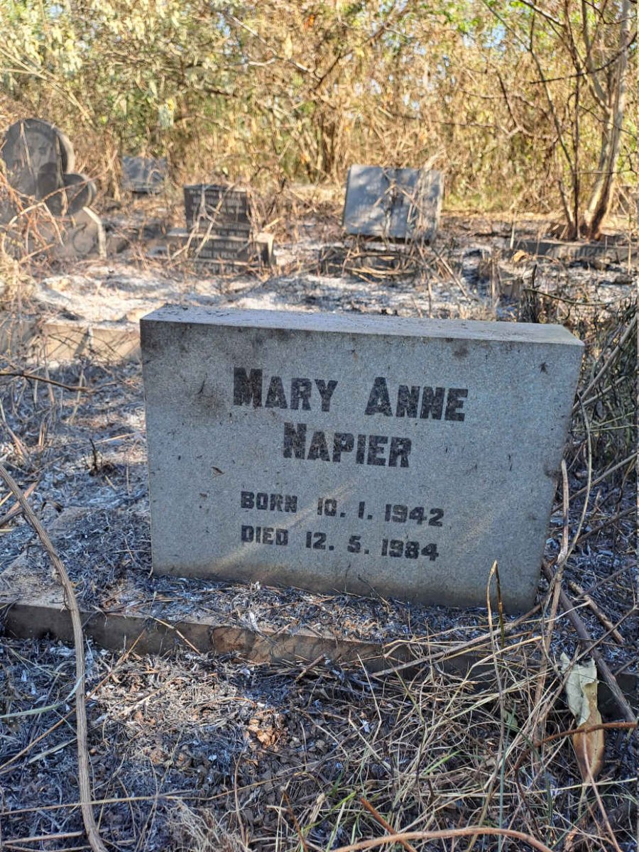 NAPIER Mary Anne 1942-1984