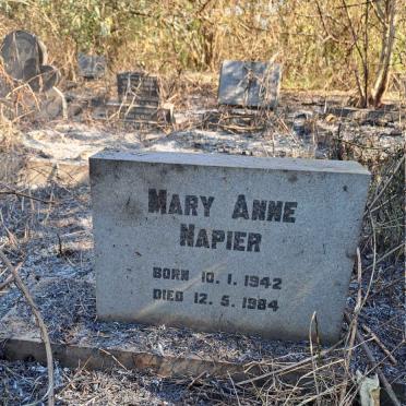 NAPIER Mary Anne 1942-1984