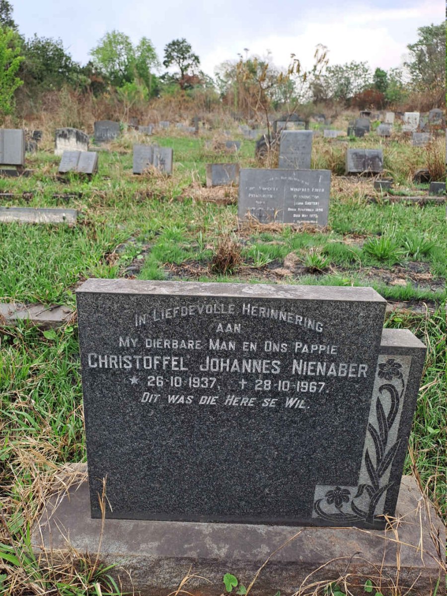 NIENABER Christoffel Johannes 1937-1967