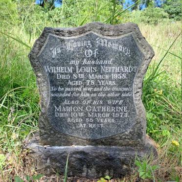 NEITHARDT Wilhelm Louis -1958 & Marion Catherine -1978