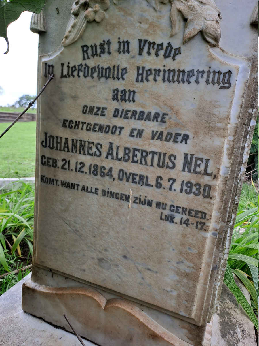 NEL Johannes Albertus 1864-1930