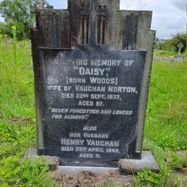 NORTON Henry Vaughan -1949 & Daisy nee WOODS -1937