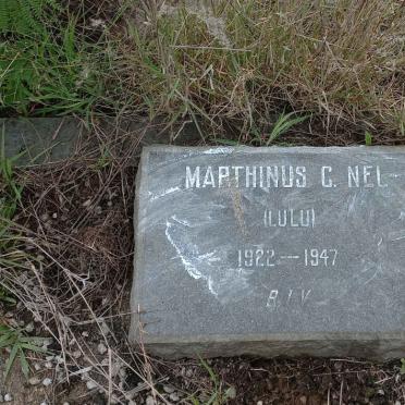 NEL Marthinus G. 1922-1947