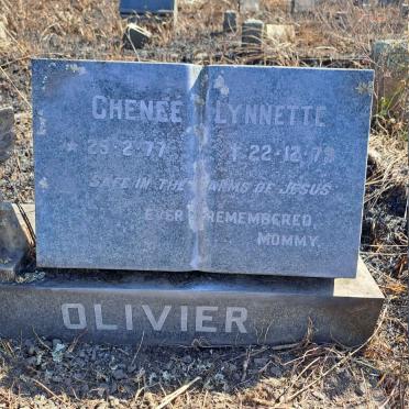 OLIVIER Chenee Lynnette 1977-1979