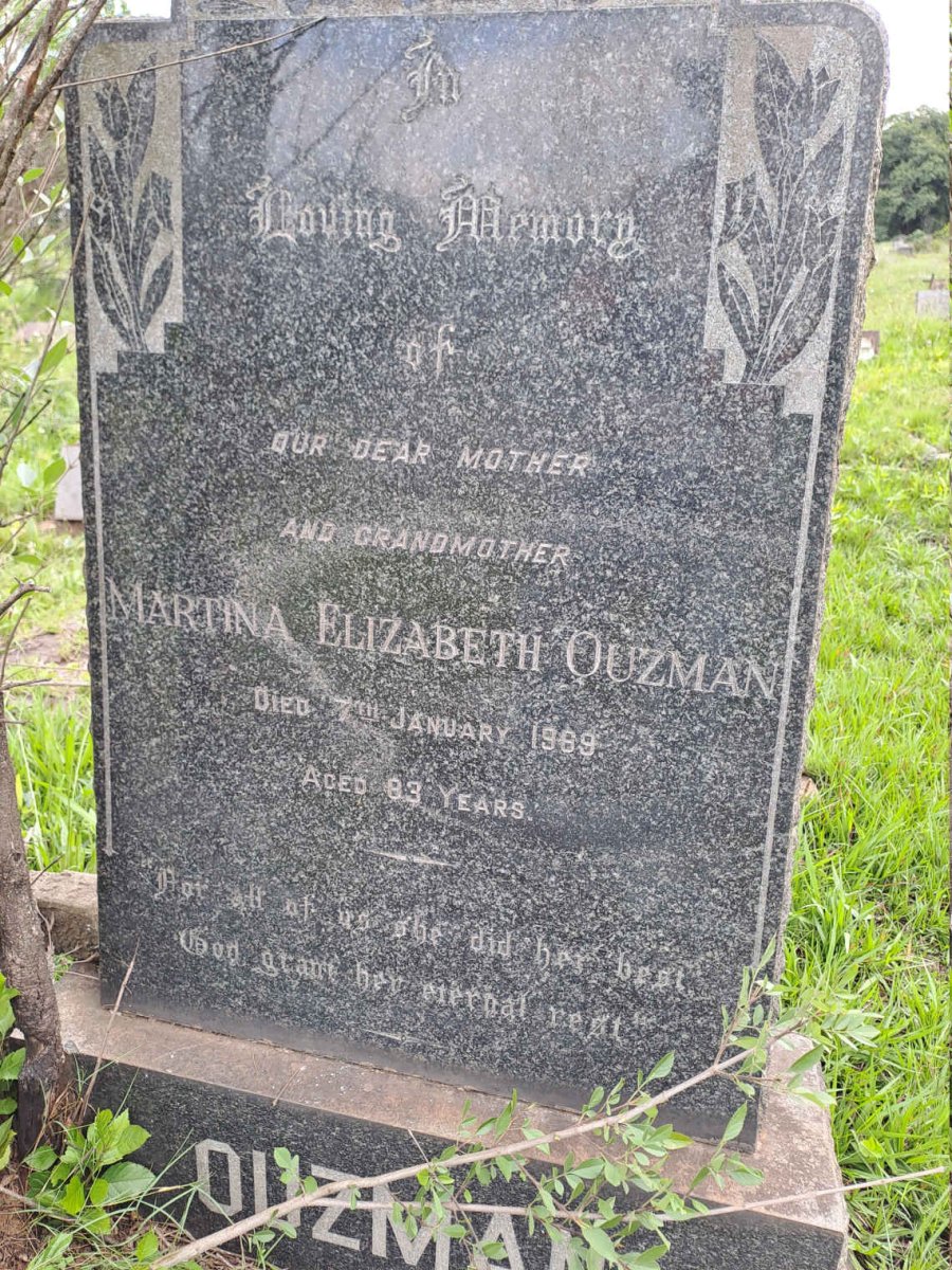 OUZMAN Martina Elizabeth -1969