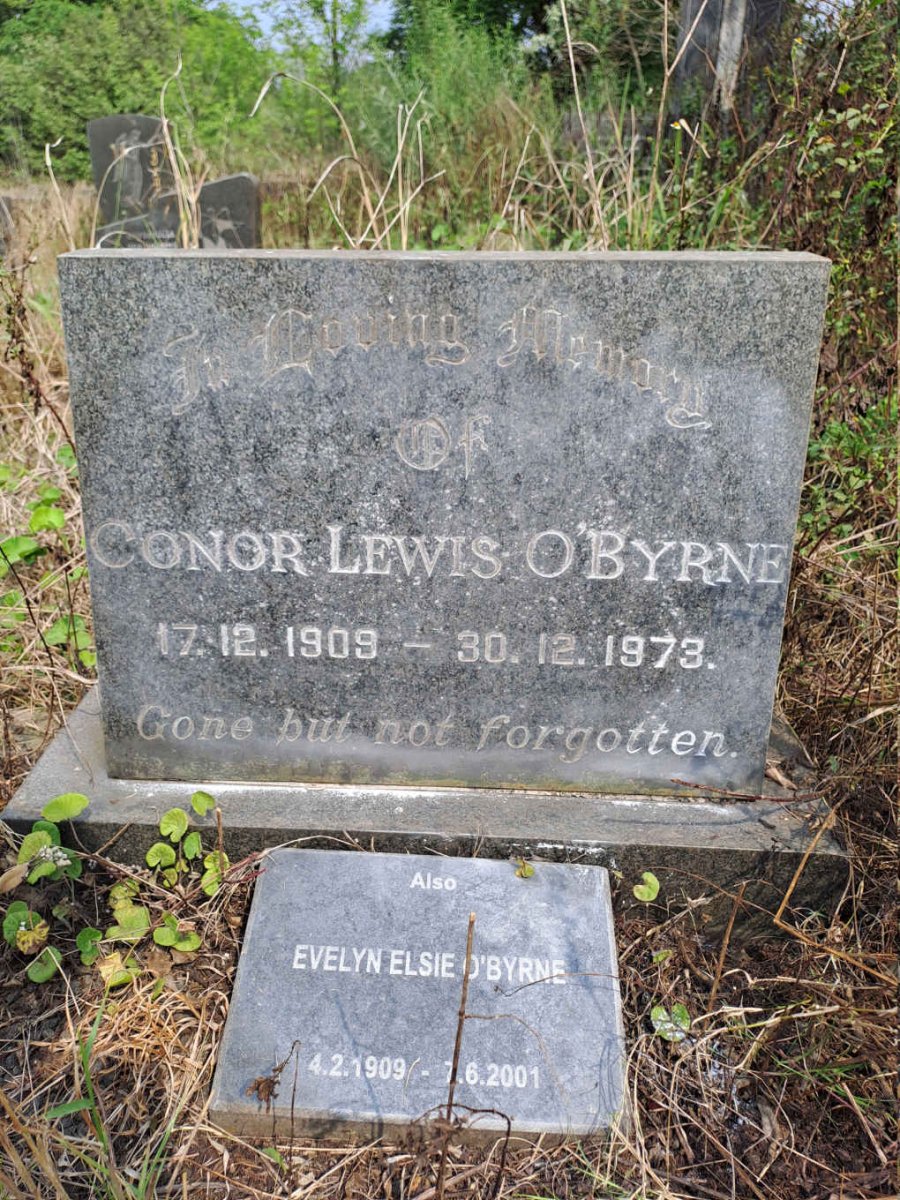 O'BYRNE Conor Lewis 1909-1973 & Evelyn Elsie 1909-2001