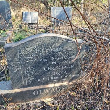 OLWAGE Christiaan Jozua 1899-1985