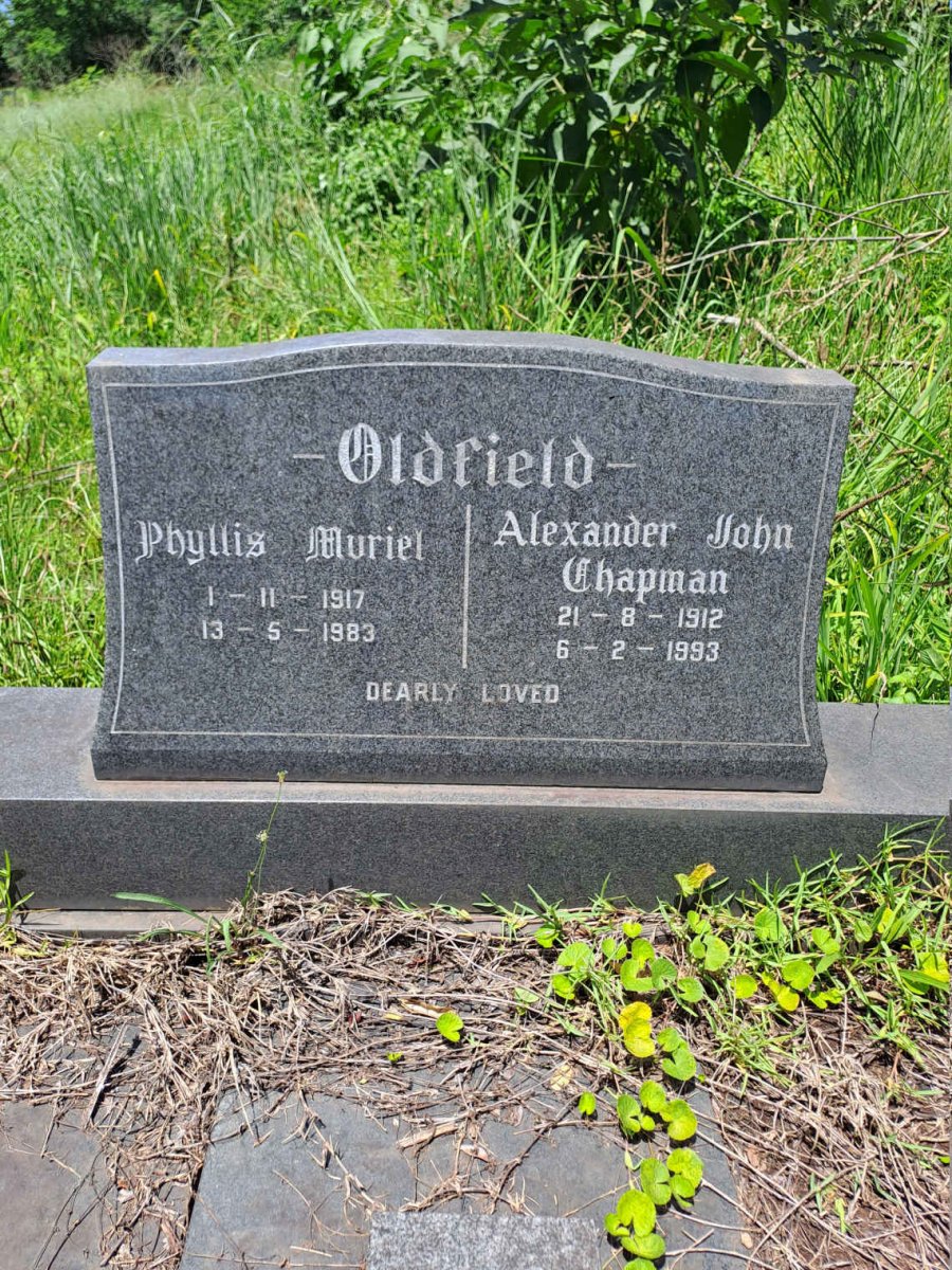 OLDFIELD Alexander John Chapman 1912-1993 & Phyllis Muriel 1917-1983