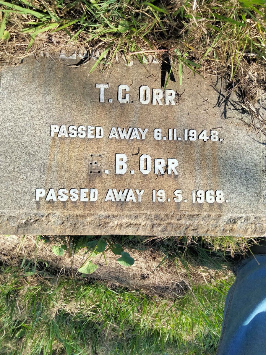 ORR T.G. -1948 :: ORR E.B. -1968