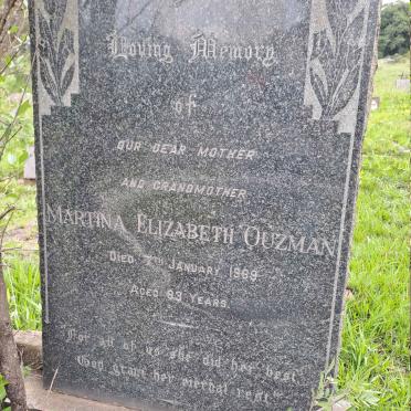 OUZMAN Martina Elizabeth -1969
