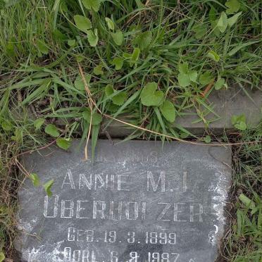 OBERHOLZER Annie M.I. 1899-1987