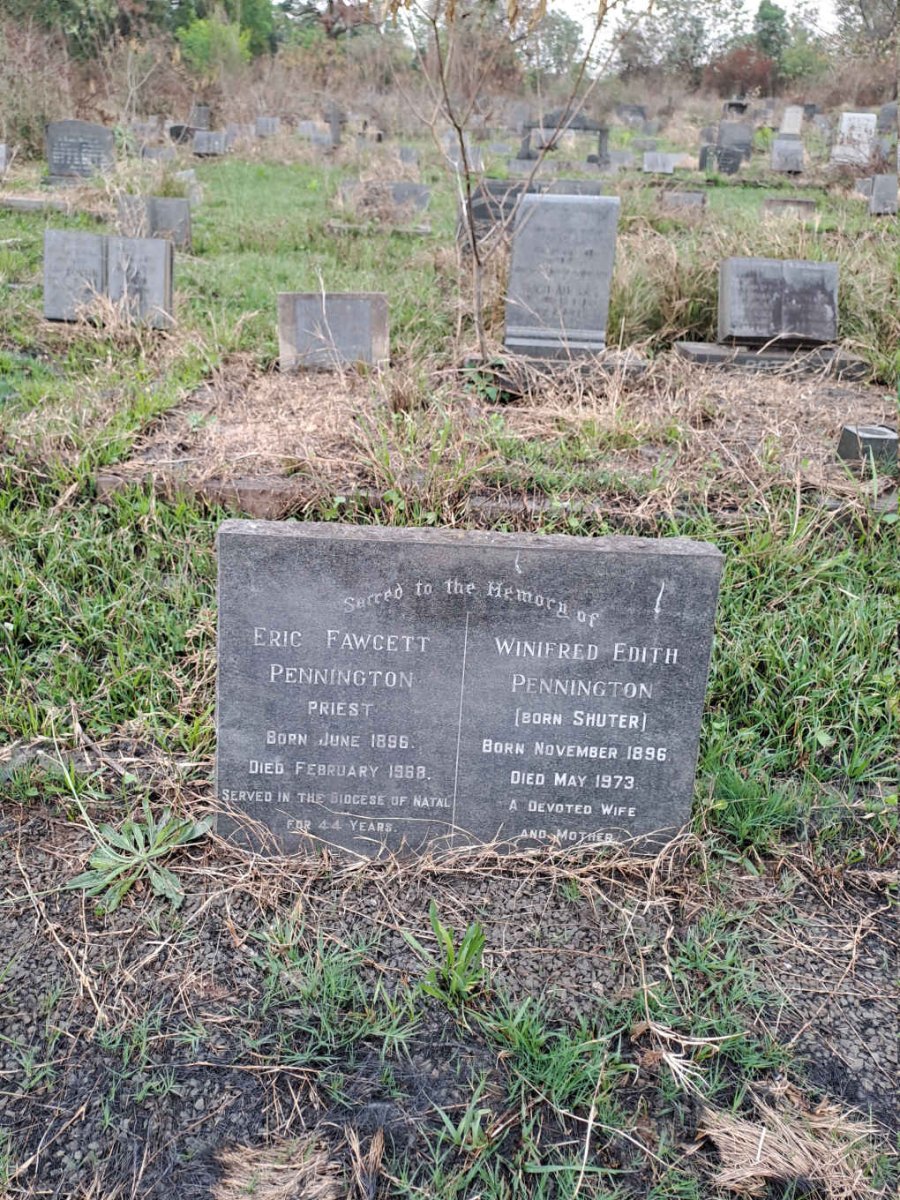 PENNINGTON Eric Fawcett 1896-1968 & Winifred Edith Pennington SHUTER 1896-1973
