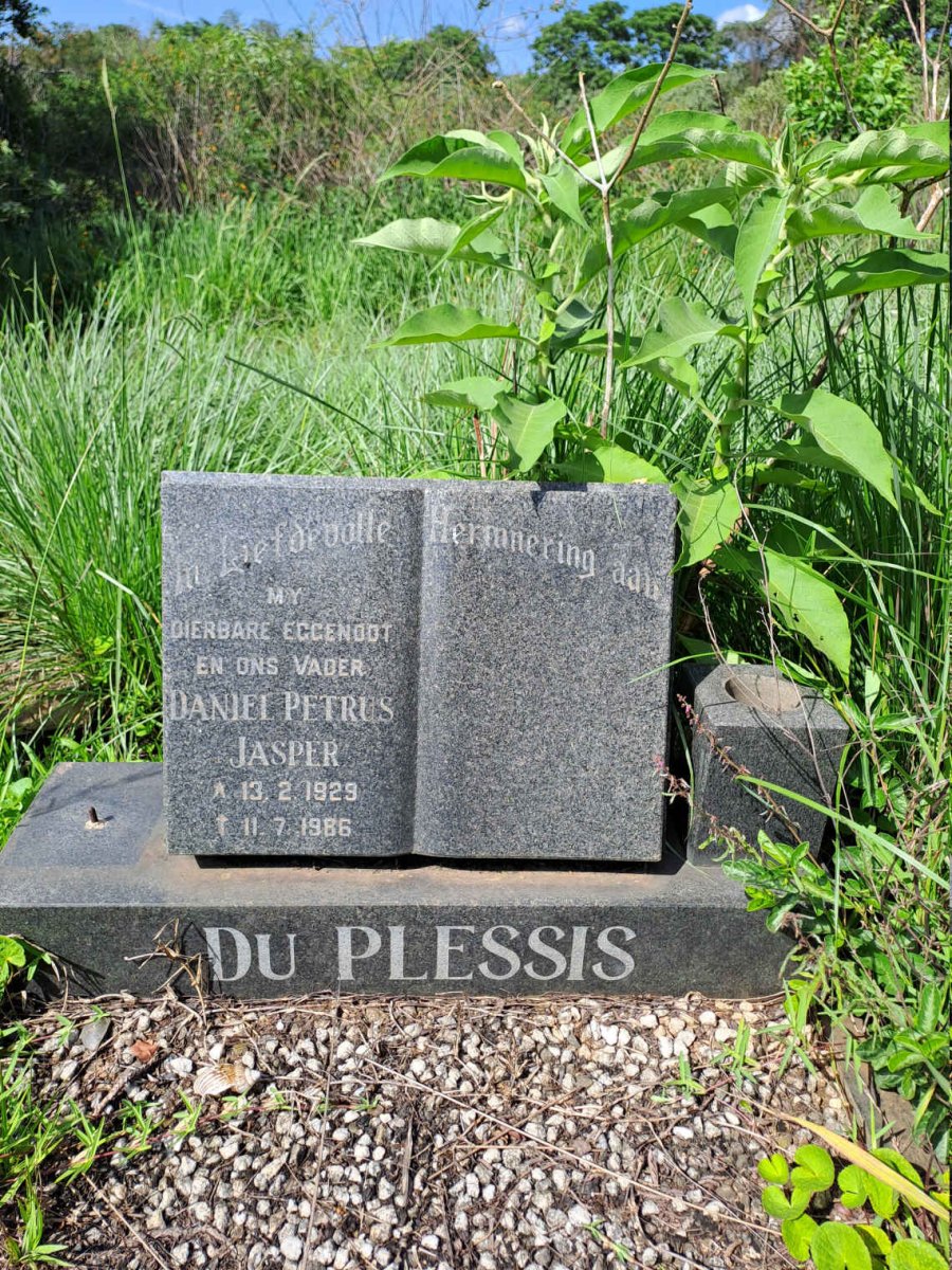 PLESSIS Daniel Petrus Jasper, du 1929-1986