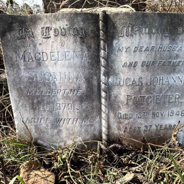 POTGIETER Lucas Johannes -1946 & Magdalena Susanna -1979