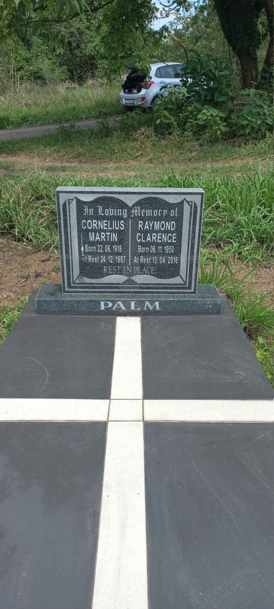 PALM Cornelius Martin 1918-1987 :: PALM Raymond Clarence 1950-2016