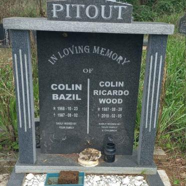 PITOUT Colin Bazil 1968-1987 :: WOOD Colin Ricardo 1987-2018 