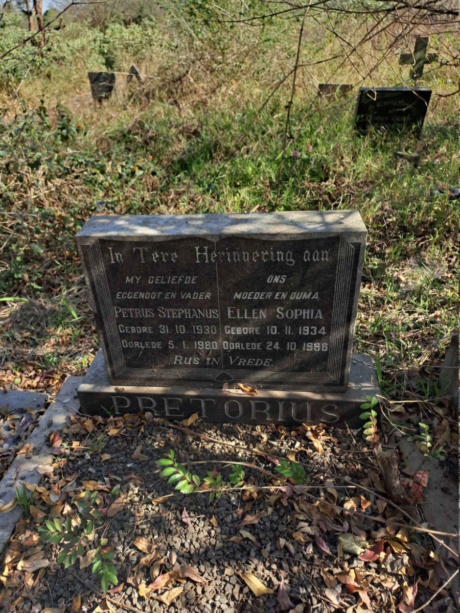 PRETORIUS Petrus Stephanus 1930-1980