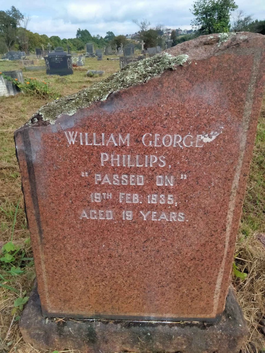 PHILLIPS William George -1935