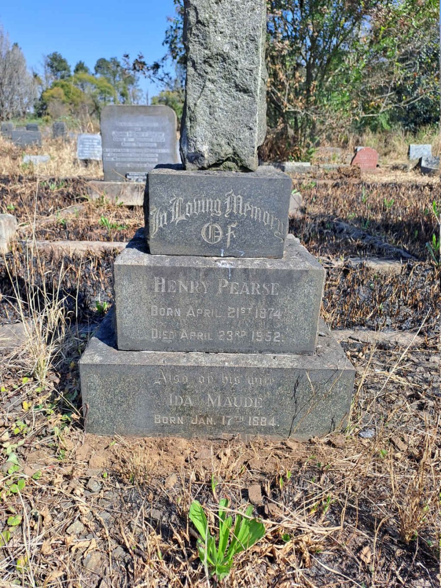 PEARSE Henry 1874-1952 & Ida Maude 1884-1953