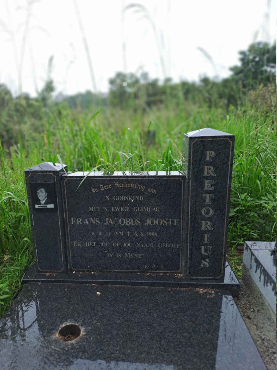 PRETORIUS Frans Jacobus Jooste 1974-1998