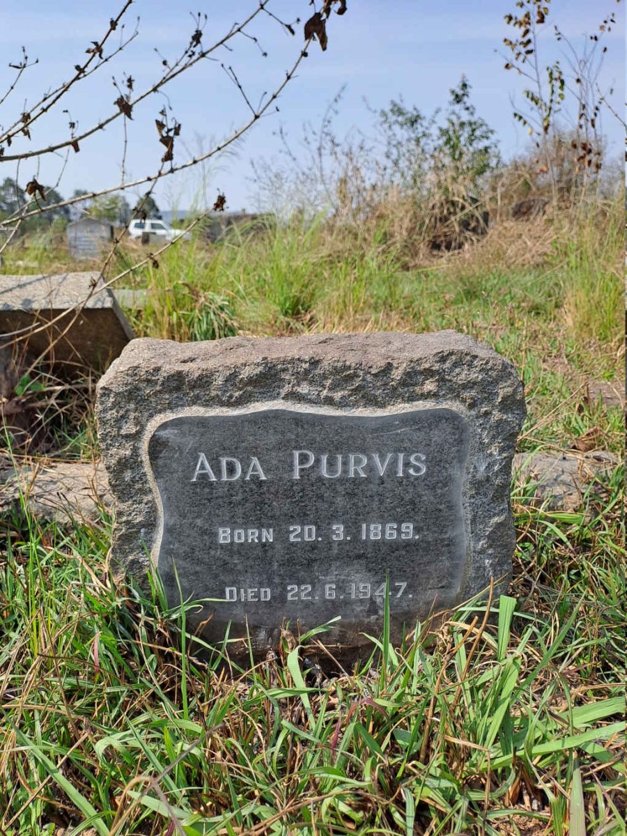 PURVIS Ada 1869-1947