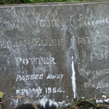 POTTER Frederick Henry -1947 & Lilian Ellen -1954