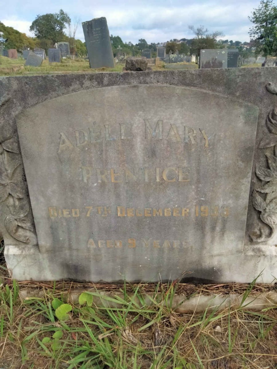 PRENTICE Adele Mary -1933
